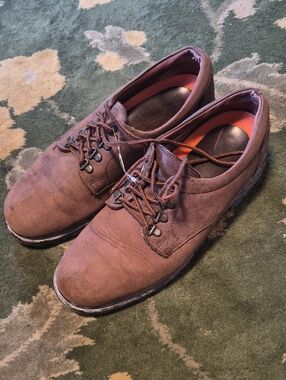 Dexter Brown Suede Lace-Up Oxfords